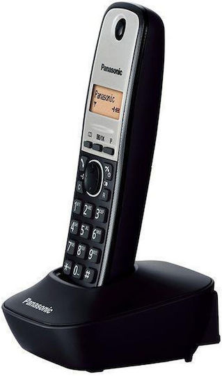 Panasonic Set KX-TG1611 Cordless Phone with Greek Menu Black-Silver