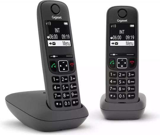 Gigaset AE690 Cordless Phone with Greek Menu Gray