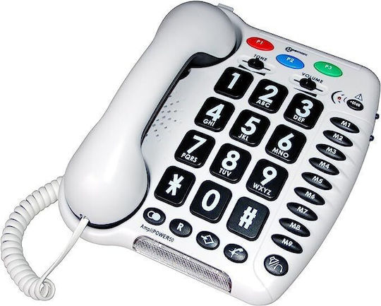 Geemarc CL 100V2 Kabelgebundenes Telefon Büro Weiß