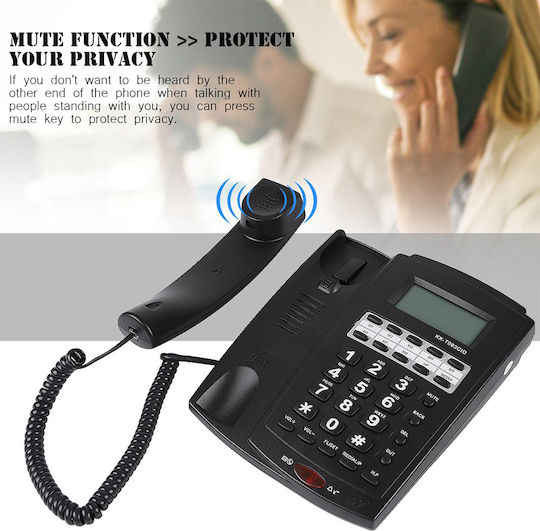 KX-T992CID Telefon fix Birou Negru KX-T992CID