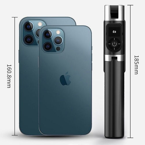 Proda PD-P70S Selfie-Stick Handy-Stativ Weiß