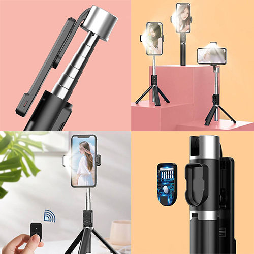 Proda PD-P70S-1 Selfie Stick Τρίποδο Κινητού Bluetooth Λευκό