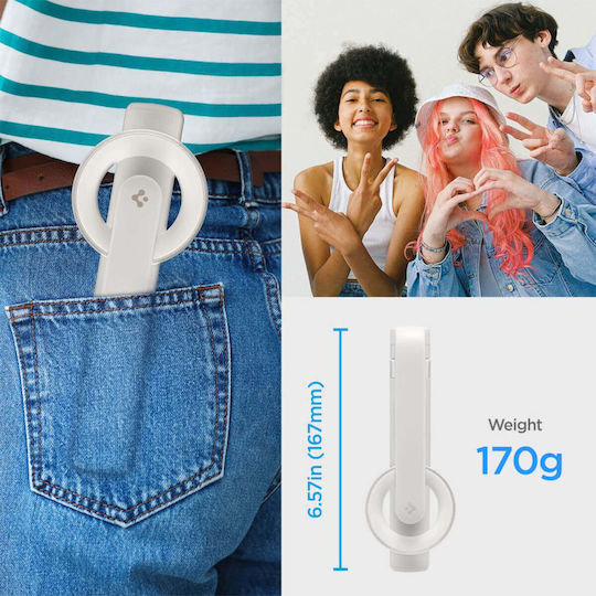 Spigen Selfie Stick (Mag Fit) | S571W Trepied pentru Telefon Mobil Bluetooth Gri