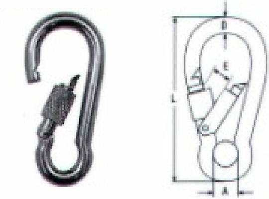 Inoxmare Boat Deck Accessories Inoxmare Hook 6mm