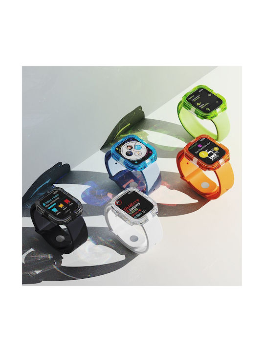Ringke Fusion Bumper Carcasă de Plastic în culoarea Negru pentru Apple Watch Ultra, Apple Watch Ultra 2