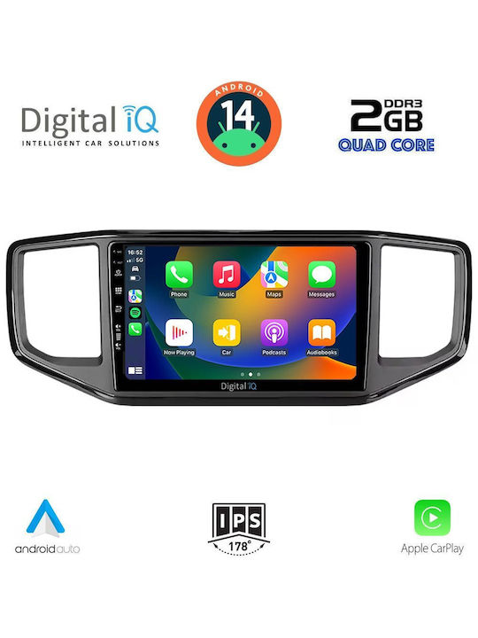 Digital IQ Sistem Audio Auto pentru Volkswagen Amarok 2017-2022 (Bluetooth/USB/WiFi/GPS/Apple-Carplay/Android-Auto) cu Ecran Tactil 9"