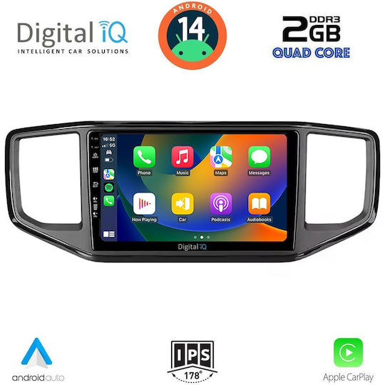 Digital IQ Ηχοσύστημα Αυτοκινήτου για Volkswagen Amarok 2017-2022 (Bluetooth/USB/WiFi/GPS/Apple-Carplay/Android-Auto) με Οθόνη Αφής 9"