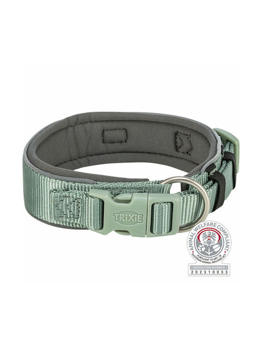 Trixie Premium Dog Collar in Green color XSmall / Small 25mm