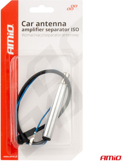 Ενισχυτης Σηματος Κεραιας 12v/24v Am Fm Amio 1 Τεμ 04131