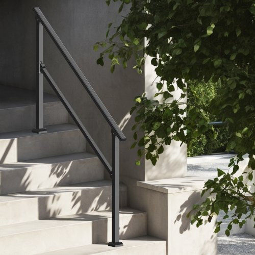 Vevor Outdoor Railings 4-5 Seniors Black Steel Pipe Fgdhgzlslzfsifl6rv0