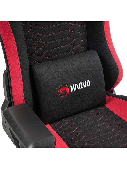 Marvo CH-178 Υφασμάτινη Καρέκλα Gaming με Ρυθμιζόμενα Μπράτσα Μαύρη