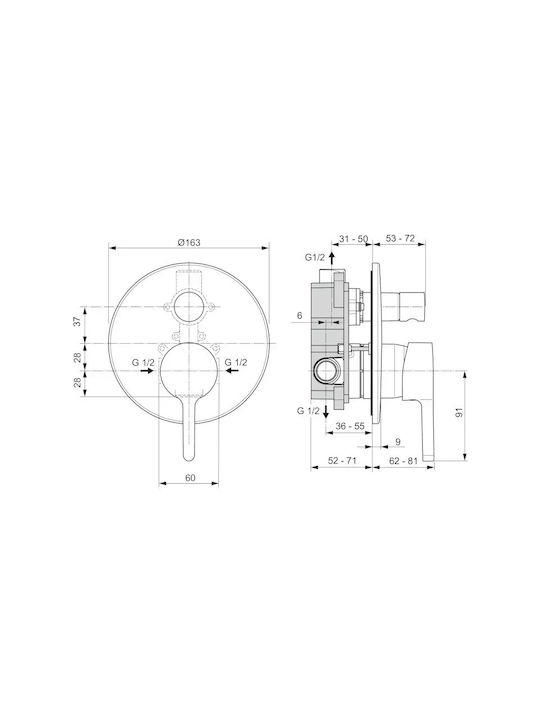 Ideal Standard für Dusche