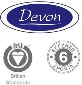 Devon Iwis Walk-in Διαχωριστικό Ντουζιέρας με Συρόμενη Πόρτα 46-68x200cm