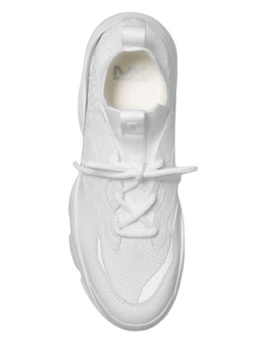 Michael Kors Knit Trainer Sneakers Λευκά