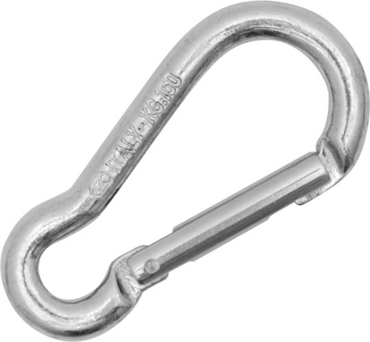 Kong Mini Pear 6mm Small Aluminum Carabiner Red Black Red