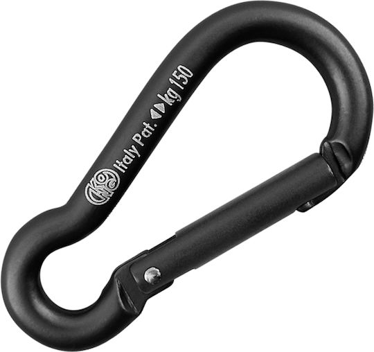 Kong Mini Pear 6mm Малък алуминиев карабинер Зелен Черен Зелен