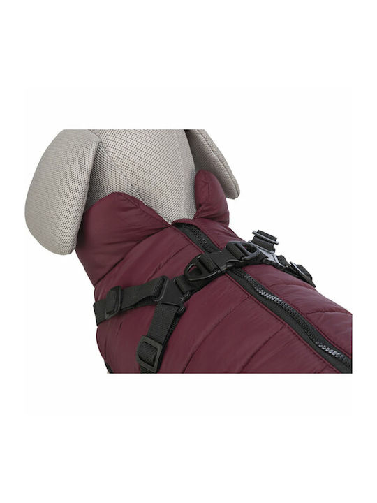 Trixie Pirou Hundemantel Rot mit Rückenlänge 24 cm.