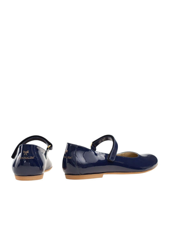 Деца Балеринки с Велкро Тъмносин