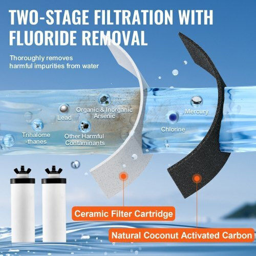 Set de Sistem de Filtrare a Apei prin Gravitație de Înlocuire Vevor 2 Zllsthxhxttcbvcd7v0