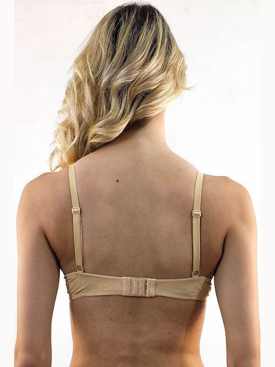 Triangle Triangle Bra without Underwire Beige