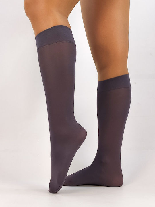 Sosete dama 50 Den Gray Print