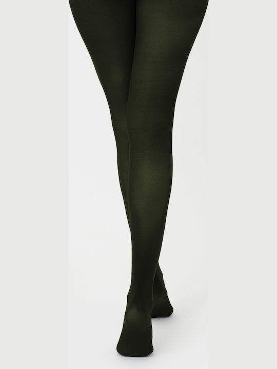 Women's Pantyhose Opaque 70 Den Green