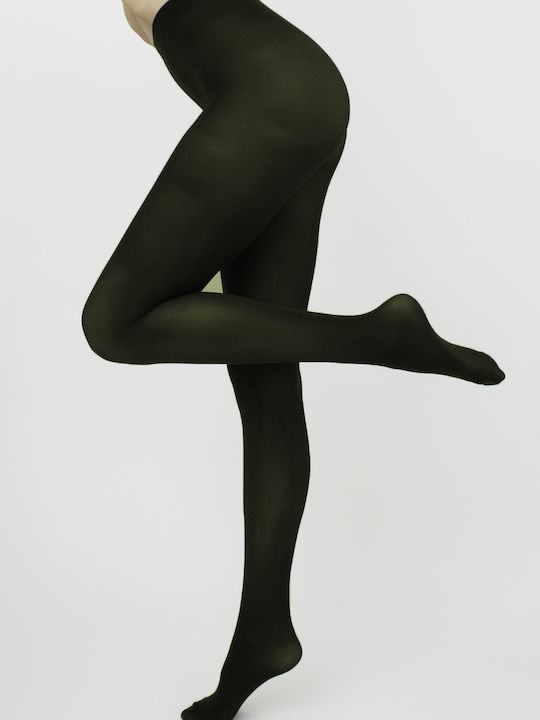 Women's Pantyhose Opaque 70 Den Green