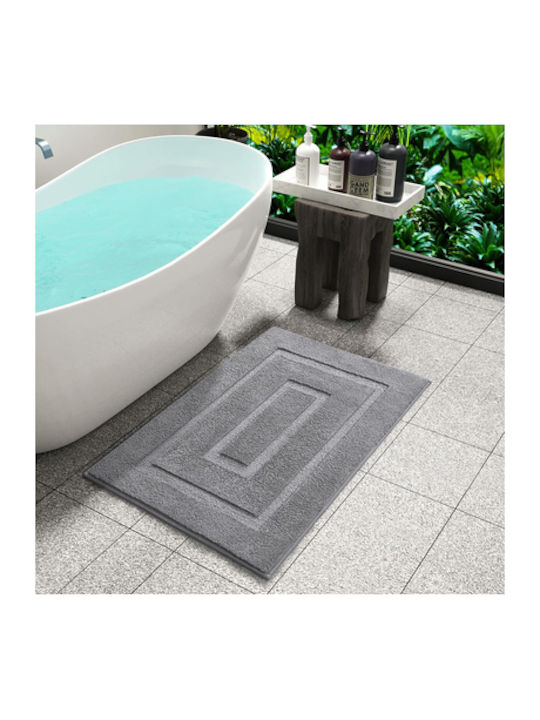 Home Use Rutschfest Badematte Rechteckig HUH-0203 Grey 50x80cm