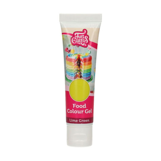 Funcakes Gel-Lebensmittelfarbe Limettengrün 30g