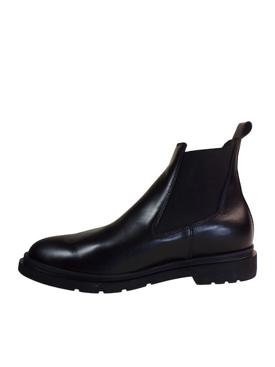 Leather Black Men's Boots