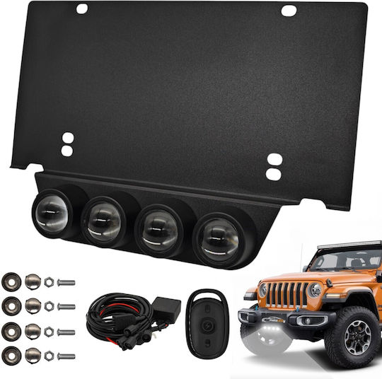 Front Lights Laser Led Number Plate Us 12v + Remote Control