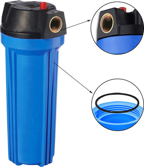 Eiger Water Filtration System Single Under Sink Micron ½" WF-122-10N-L