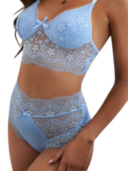 Zoli Underwear Set with Slip Blue
