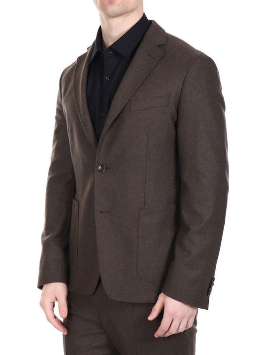 Men's Suit Jacket Slim Fit Khaki