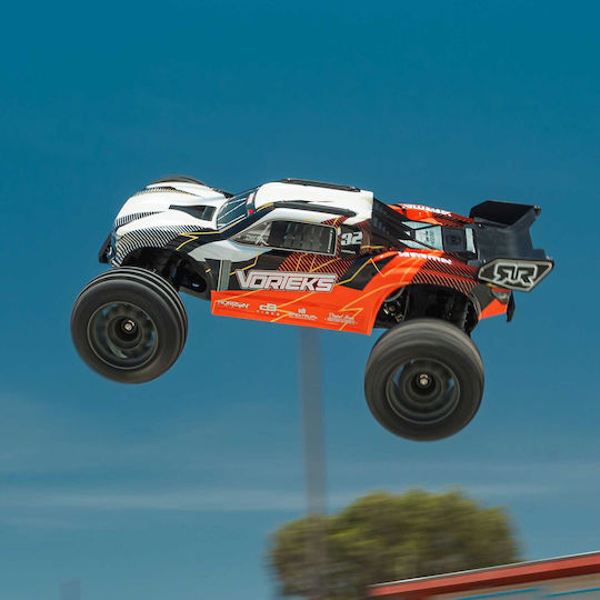 Arrma 1/10 Vorteks 2wd Rtr Brushed Stadium Truck Battery & Charger Included Orange Arrma