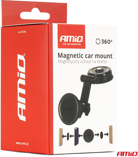AMiO Suport Auto pentru Telefon cu magnet Neagră