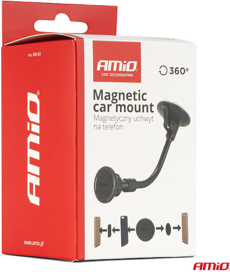 AMiO Auto Handyhalterung mit Magnet Schwarz