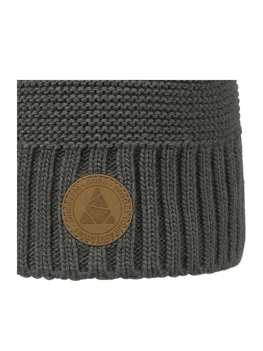 Beanie Masculin Căciulă Tricotat în culoarea Gri