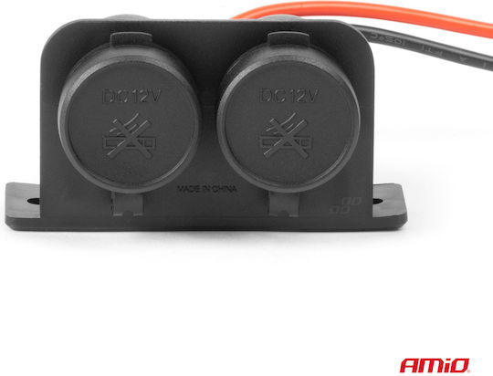 AMiO Αντάπτορας Αναπτήρα Αυτοκινήτου 12V - 24V