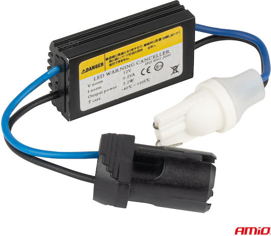 AMiO CAN-Bus-Fehleranzeige-Deaktivator für Autos für Lampe T10 3.2W 12V 1Stück