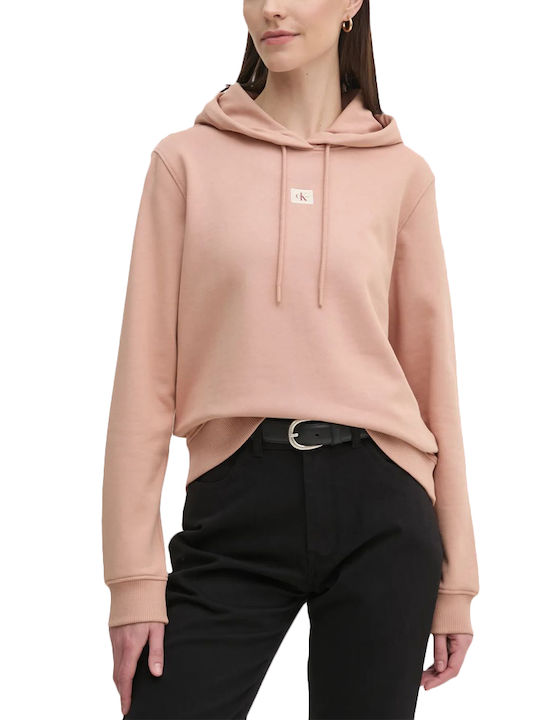 Calvin Klein Women's Hooded Sweatshirt Nude