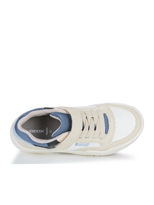 J Perth Παιδικά Sneakers Ανατομικά με Σκρατς Μπεζ