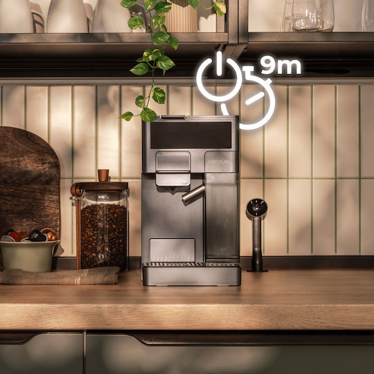 Cecotec FreeStyle Latte T Αυτόματη Μηχανή Espresso Πίεσης 20bar για Cappuccino Μαύρη