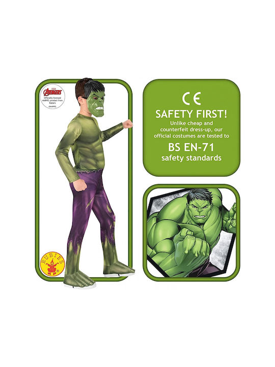Kids Carnival Costume Hulk
