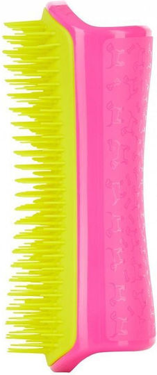 Tangle Teezer Pet Teezer Detangling Βούρτσα Large για Διάφορα Μήκη Τρίχας για Απομάκρυνση Τριχών Ροζ Pink/Yellow
