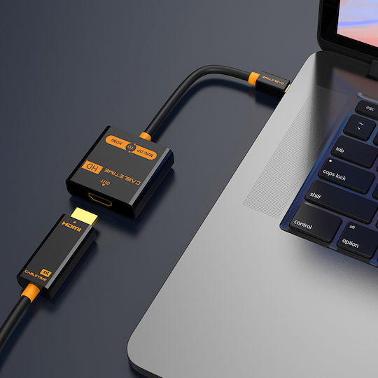 Cabletime 1080p Konverter Mini-DisplayPort männlich zu USB-A weiblich Schwarz 10Stück