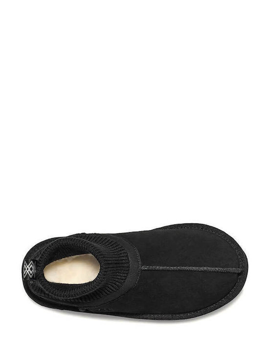 Classic Ultra Suede Kids Boots Black