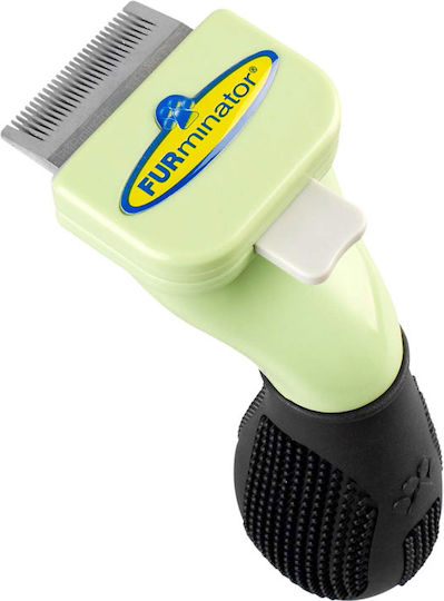 FURminator Undercoat Tool Comb XSmall for Short-Haired Dogs with Razor for Hair Removal Multicolour