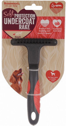 Rosewood Comb Large Dogs for Coat Grooming Burgundy