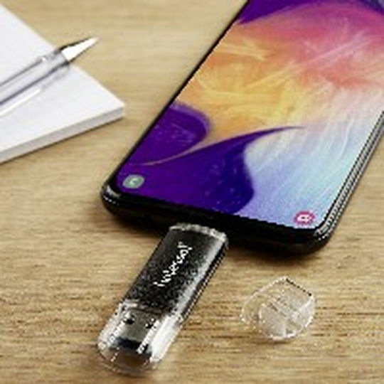 Intenso Twist Line 32GB USB 2.0 Stick with connection USB-A & USB-C Gray
